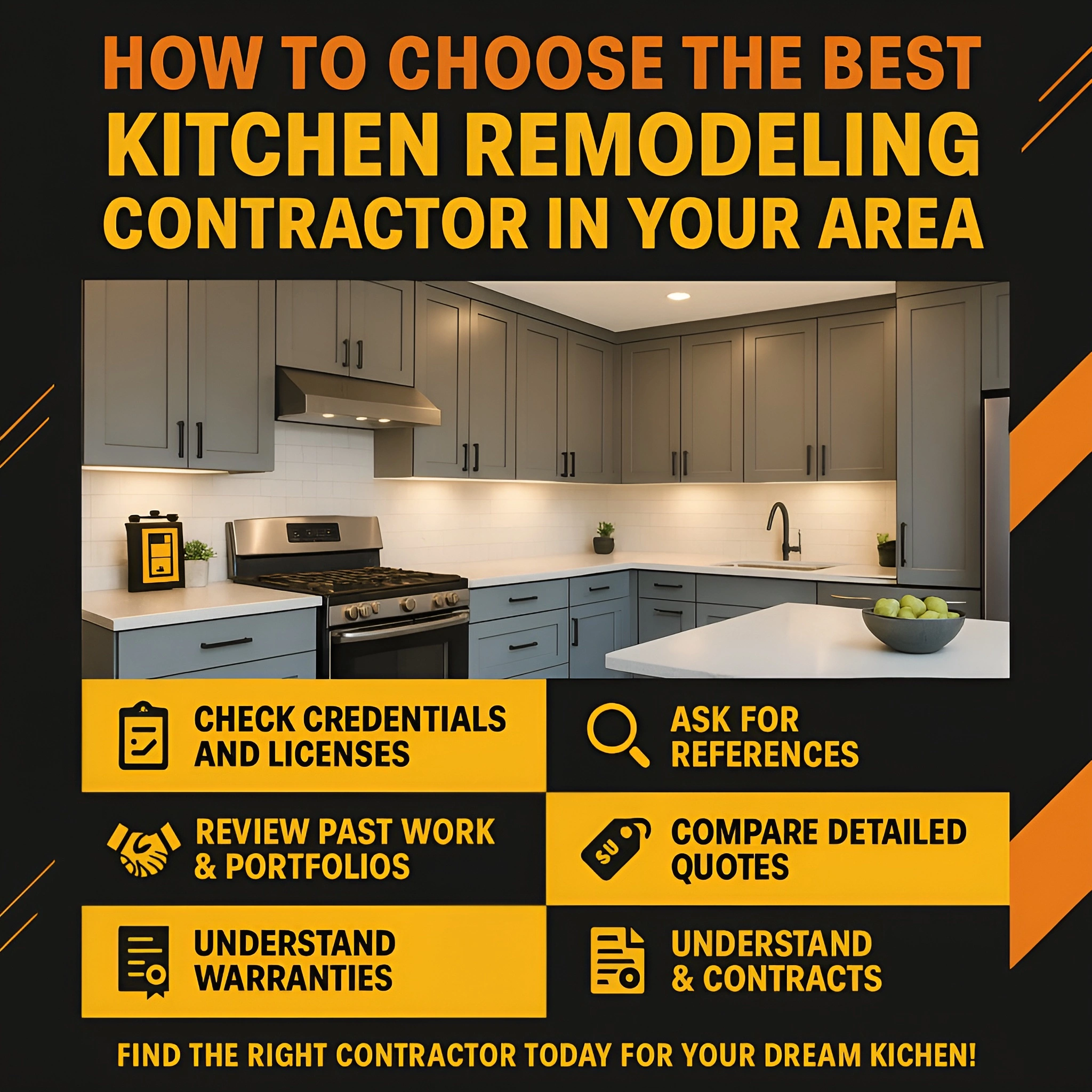 How to Choose the Best Kitchen Remodeling Contractor