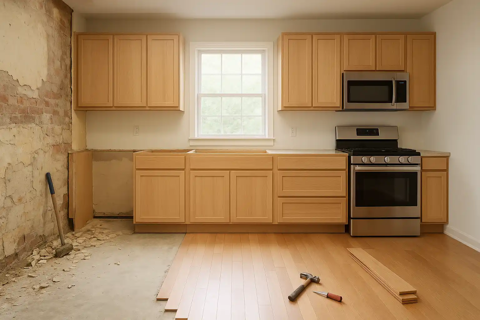 Order of Kitchen Remodel