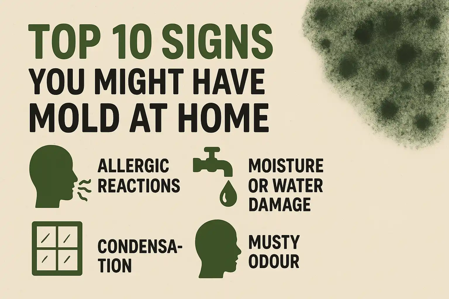 signs of mold in your home